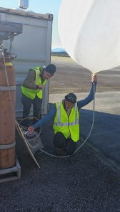 Thanks to NCAR EOL's Bill Brown for training me in! First DEEPWAVE upsonde launch earlier this week